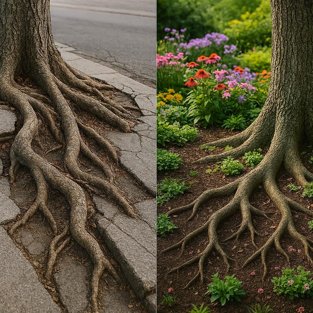Invasive vs Non-Invasive Tree Roots
